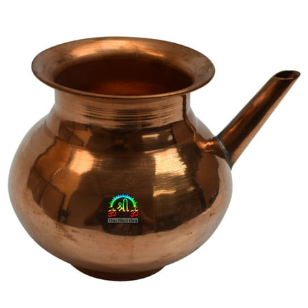 Copper Neti Pot Neti Lota Water Pot Tumbler Water Storage Container Drinking Pot Ayurveda