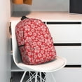 thumbnail image 3 of Easygdp Red Hibiscus Flower Mochila Ligera de 15 Pulgadas para Estudiantes, Mochila Cómoda para la Escuela y Viajes, Correas Ajustables, 3 of 6