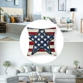 thumbnail image 5 of nygtbtfer Pillow Covers Buffalo Plaids American Flag Truck Throw Pillow Case Farmhouse Cushion Cover for Independence Day Memorial Day Home Office Sofa Couch White, 5 of 7