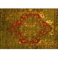 thumbnail image 1 of Ahgly Company Indoor Rectangle Persian Yellow Traditional Area Rugs, 5' x 7', 1 of 4