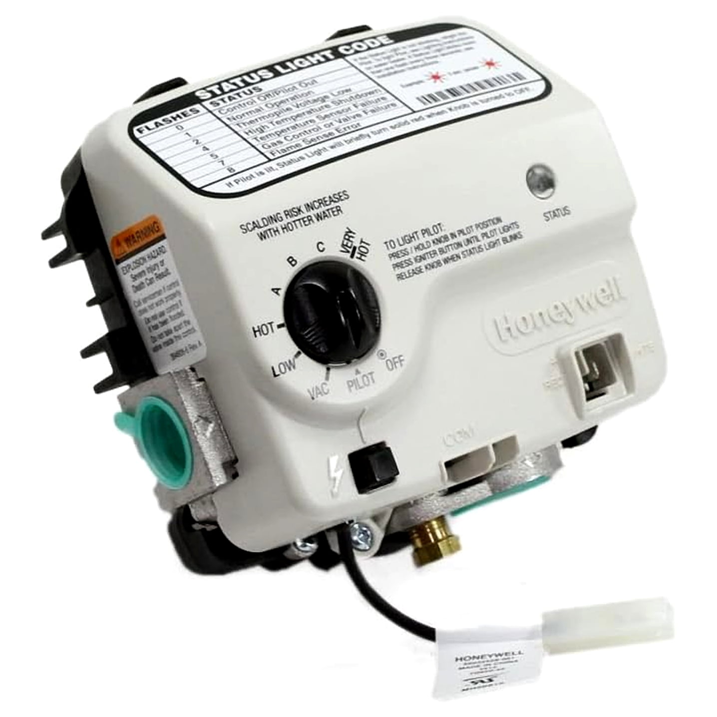 Reliance A.O. Smith Honeywell Natural Gas Water Heater Control Valve