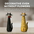 thumbnail image 6 of Handcrafted Quirky Cat Vase, Whimsical Ceramic Cat Flower Vase - Cute Cat Shaped Flower Vase for Desk Shelf Decor - Decorative Cat Vase Home Decor, Unique Handcrafted Gift for Cat Lovers (Green, 1PC), 6 of 7