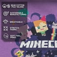 thumbnail image 4 of Girl's Minecraft Alex Steve Portal Party Graphic T-Shirt, 4 of 9