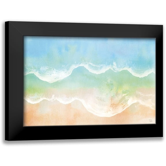 June, Dina 14x11 Black Modern Framed Museum Art Print Titled - Ocean Breeze VII