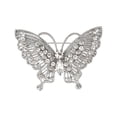 thumbnail image 2 of Xinyolin Women's Retro Butterfly Brooch - Rhinestone-Decorated, Anti-Slip, Wear-Resistant, Versatile for Jackets, Hats, Scarves, & Garment Accessories, Perfect for Proms & Parties, 2 of 8