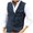 Blue, variant on Men's Suit Vest Business Formal Dress Vest Slim Fit Waistcoat with Pocket for Tuxedo or Suit Wedding