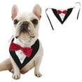 thumbnail image 2 of Perro Formal esmoquin boda perro Bandana Collar perro pajarita ajustable perro pajarita cuello Bandana para perros pequeños medianos grandes mascotas Zhivalor 220513-2, 2 of 4