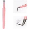 thumbnail image 1 of Lash Tweezers for Eyelash Extensions FADLASH Professional Japanese Stainless Steel Precision Lash Extension Tweezers Precise Individual Lashes Tweezers, 1 of 7