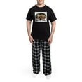 thumbnail image 5 of CafePress - Love My Yorkie Pajamas - Men's Dark Loose Fit Cotton Pajama Set, 5 of 7