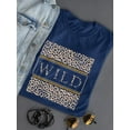 thumbnail image 3 of Wild Print T-Shirt Women -Image by Shutterstock, Female XX-Large, 3 of 4