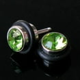 thumbnail image 4 of Pendiente de hombre Hugo de Acero inoxidable con cristal artificial, 4 of 5