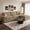 Light Yellow, variant on DoMaDing 108" L Shaped Modular Sectional Cloud Sofa, Sofa Couch for Living Room, Comfortable Couch with Modular Design, Sturdy Frame, Dark Gray