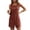 Wine, variant on Sexlip Women Romper Shorts Linen Cotton Mix Lightweight Material Breathable Fabric Easy Care Machine Washable Red L
