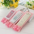 thumbnail image 3 of NIBOLOG TV Air Conditioner DVD Remote Controller Case Dust Cover Bowknot Protective Bag, 3 of 7