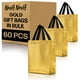 thumbnail image 1 of Set de 60 bolsas de regalo Nush Nush, color dorado, reutilizables, 20 x 10 x 25 cm, 1 of 6