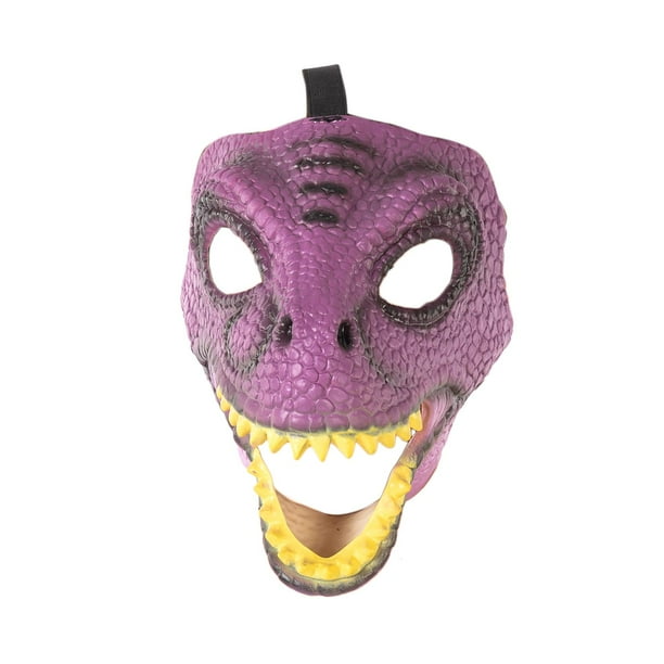 Máscara de dinosaurio Máscara de Halloween Novedad Adultos Accesorios de miedo Máscara de animal de miedo Máscara de tiranosaurio Rex de látex