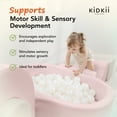 thumbnail image 4 of KIDKII Lux Play Set 9-Piece Foam Climbing and Ball Pit for Toddlers, Pastel Mix, 4 of 9