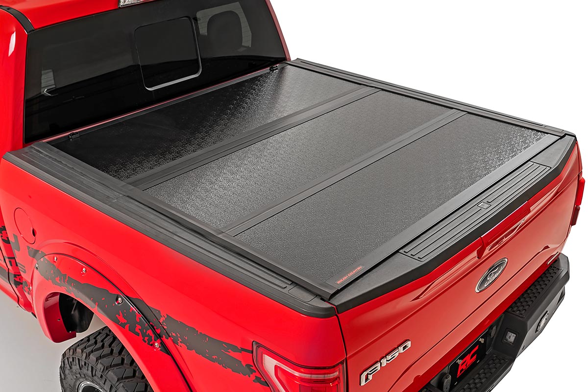 Rough Country Low Profile Hard Tri Fold Fits 2015 2020 Chevy Colorado Gmc Canyon 5 Ft Bed Tonneau Cover 47120500 Walmart Com Walmart Com