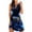 Dark Blue formal dresses for women, variant on Wycnly Formal Dresses for Women Beach Sexy Hollow out Swing Tunic Tank Short Dresses Sleeveless Crewneck Butterfly Print 2024 Summer Mini Dress Dark Blue XL