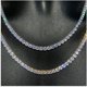 thumbnail image 4 of Collar de moda, pulsera, diamante, oro, plata, cadena de garra cuadrada, collar de diamantes de imitación, 4 of 6