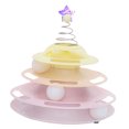 thumbnail image 2 of Jouet de Boule de Chat, Rouleau de Jouet de Chat 3 Jouet Interactif Chaton Jouet Rouleau Utilisation Pratique, 2 of 8