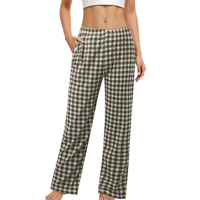 Gibobby Pantalones mujer moda Pantalones de chándal informales de pierna ancha para mujer, cómodos pantalones deportivos deportivos con bolsillos(Negro,M)