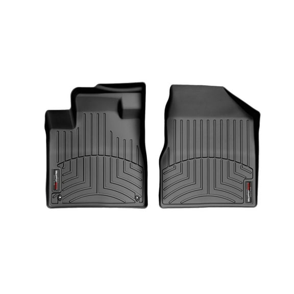 WeatherTech Custom Fit FloorLiners compatible with 2009-2010 Nissan Murano - 1st Row (Driver & Passenger), Black