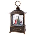 thumbnail image 2 of Vintage Santa Claus Music Box Ornament - Rotating Christmas Decorations with Lights, Desktop Holiday Decoration, Musical Figurine Gift, 2 of 7