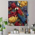 thumbnail image 4 of Qisvanset Exotic Parrot Wall Art Canvas Print 12x16 Inch Entryway Decor, 4 of 8