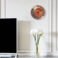 thumbnail image 5 of Qonioi Silent Non-Ticking Wall Clock, 8 Inch Quartz Decorative Battery Operated Easy Read, Home Clock, Room Timepiece, 5 of 7