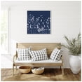 thumbnail image 3 of Amanti Art Indigo Flowers II Framed Canvas Wall Art Print, 3 of 7