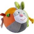 thumbnail image 4 of HABA Bunny Baby Ball Toy with Crinkle Ears and Rattle Rings - Tummy Time Toy for Fine Motor Skills and Sensory Development for 6 months +, 4 of 8