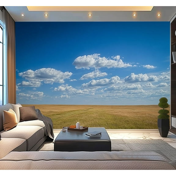 Peel and Stick Wallpaper Waterproof Great Plains Wall Mural Decor Self Adhesive and Removable 100in x 144in