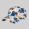 thumbnail image 2 of CYRBOKO Cotton, Soft Top Breathable Adjustable Cotton Baseball Hats for Kids Dark Blue Size 2-6 T, 2 of 5