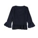 thumbnail image 2 of Blusa de Punto con Volantes bar III para Mujer Azul Extragrande, 2 of 2