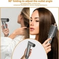 thumbnail image 3 of 5-in-1 Foldable Hot Air Styler Kit, Professional Hair Dryer Brush System with Auto-Wrap Curlers & Volumizing Brush for All Hair Types, 3 of 7