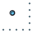 thumbnail image 3 of Matsuzay Stick Caps Cómodo antideslizante Aumentar la forma de la pata de gato Reemplazo perfecto Thumbstick Cover para doméstico azul sobre negro 10piezas, 3 of 6