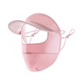 thumbnail image 2 of YAOBAMM Face Guard Hat Extended Brim Solid Color Cycling Headgear with Ear Loop Eyes Exposed Ice Silk Face Guard Perfect for Sports and Outdoor Activities, 2 of 6