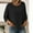 Black, variant on VgaVtl Womens Plus Size Tee Shirts Long Sleeve Fall Winter Ladies Tops White Workout Loose Solid Color Casual Pocket Shirts,L