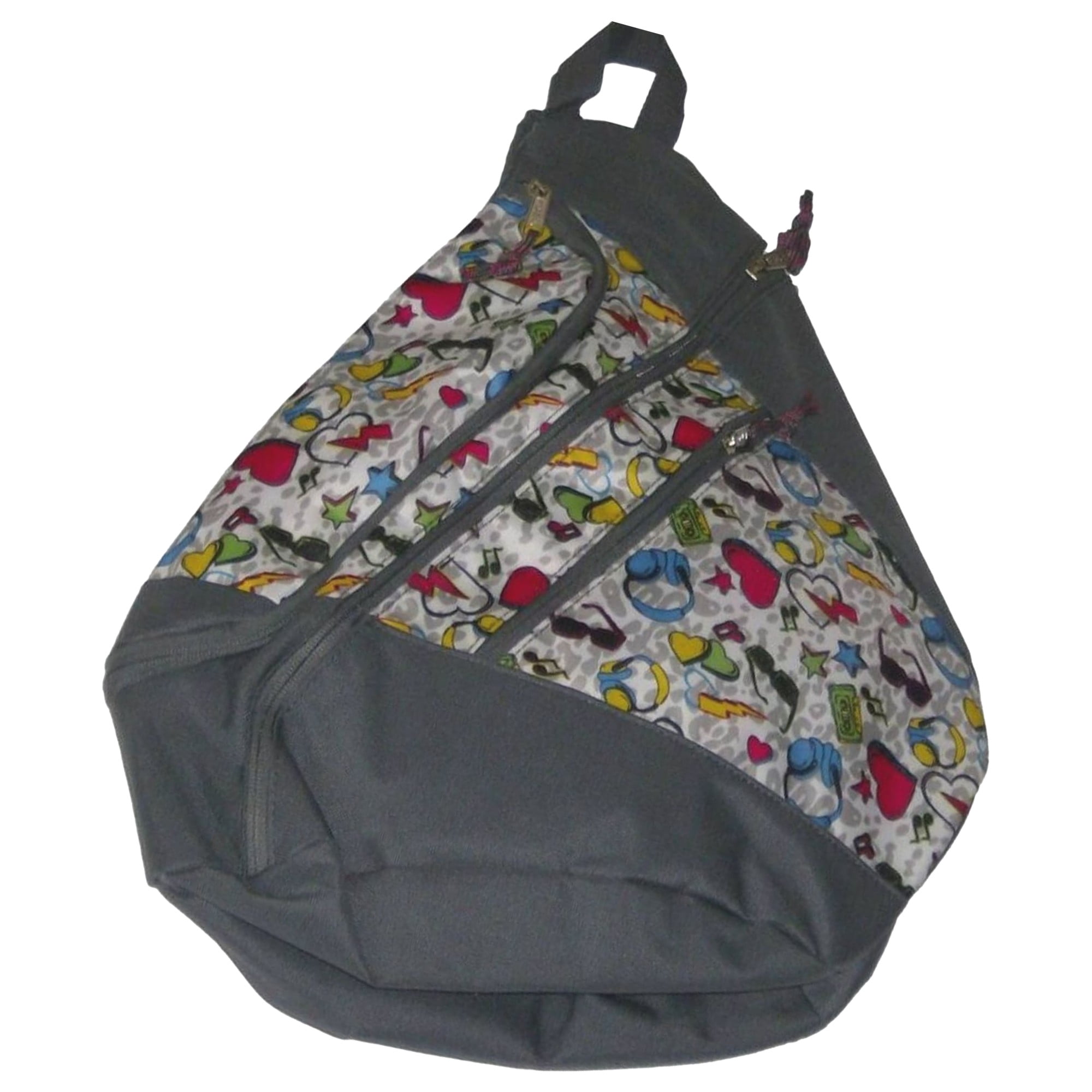 Eastsport Hearts & Music Backpack Sport School Travel Pretty Sling Bag Pack