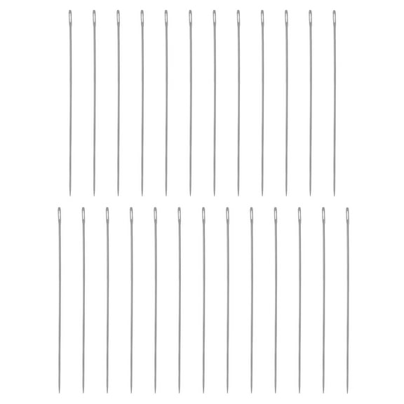 Uxcell 25pcs Sewing Needles 0.4mm Dia 40mm Long Ultra-Thin Stainless Steel Needles
