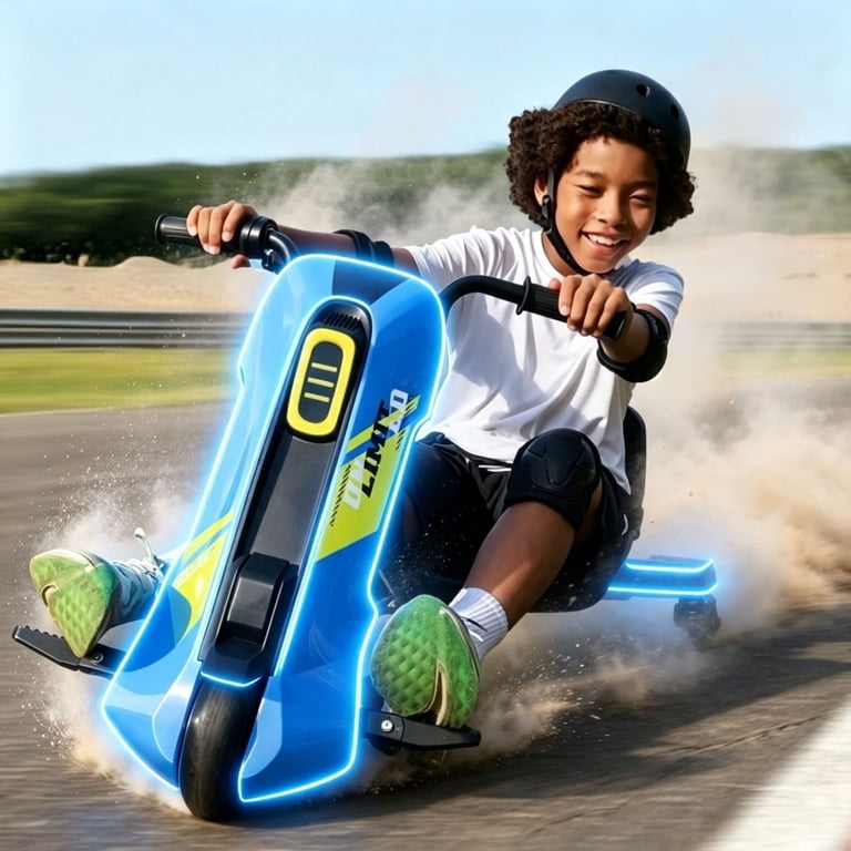 ORFELD 24V Kids Electric Go Kart,High-Power Battery Ride-On Toy