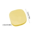 thumbnail image 2 of Lilixerw Compact Contact Lens Case,Stylish All-in-One Travel Storage Box with Built-in Accessory Slot,Leak-Proof & Durable for Daily,Gym,Outdoor,2.76x0.98 inch,Yellow, 2 of 6