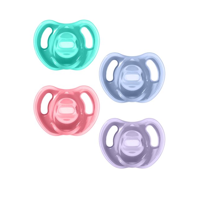 Chupete de Silicona Tommee Tippee Ultra-Light unisex, Diseño Simétrico de Una Pieza, Sin BPA 18-36 M