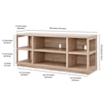 thumbnail image 4 of Henn&Hart 58" White Oak Finish TV Stand, 4 of 6