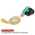 thumbnail image 5 of Uxcell Pull Chain Switch 3 Speed ZE-268S6 w Chain for Ceiling Fan Lamp Green Gold 2Set, 5 of 5