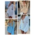 thumbnail image 2 of Traje de baño con cobertura ANRABESS, traje de baño de ganchillo, vestido de playa para mujer, 2 of 7