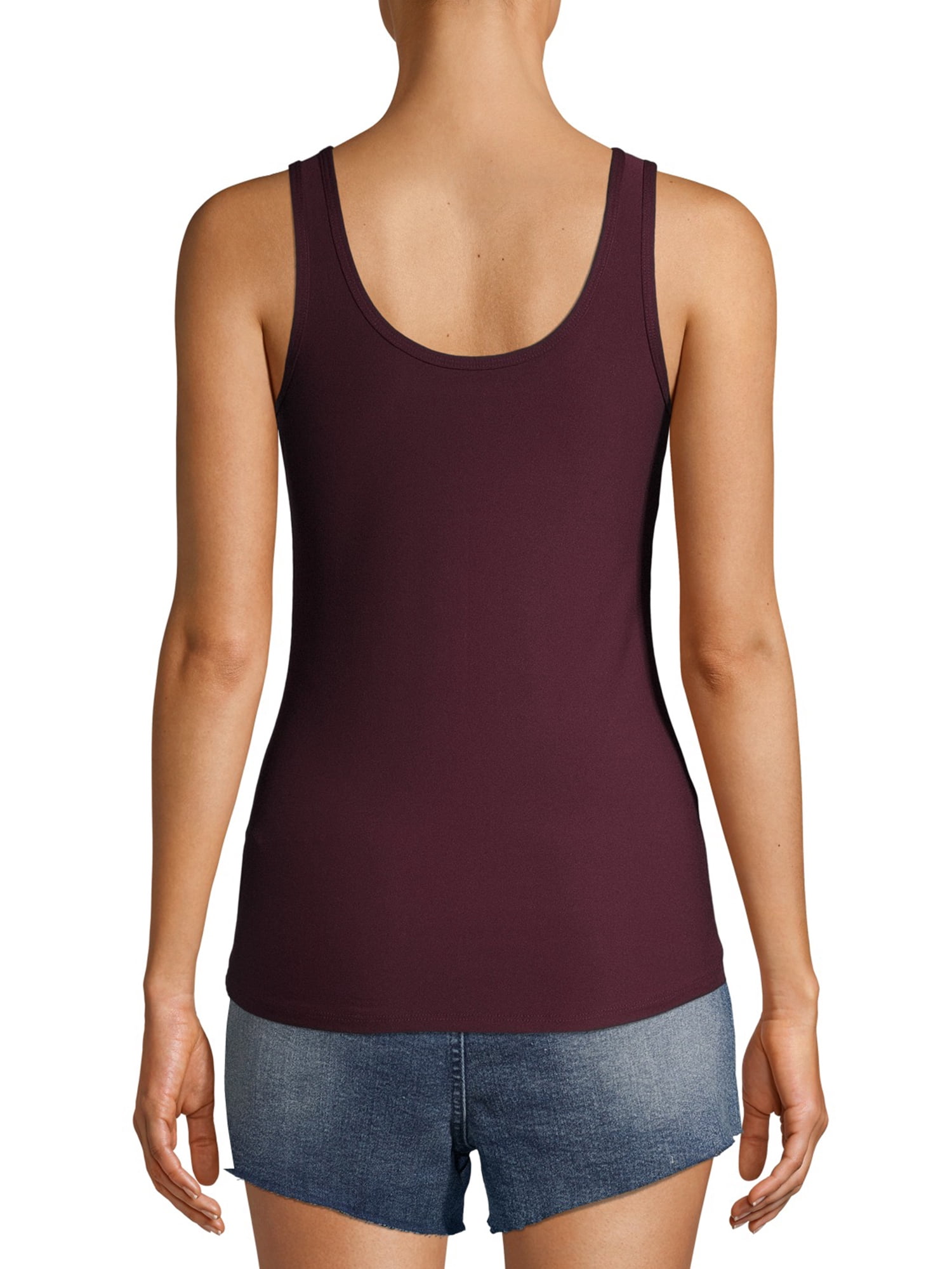 No Boundaries Juniors' Scoop Neck Tank Top