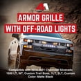 thumbnail image 2 of AMERICAN MODIFIED Grille w/ Lights for 19-21 Chevy Silverado 1500, Matte Black, 2 of 12