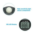 thumbnail image 2 of Light Meter 0~200,000lux Range Light Meter Pocket Design Light Meter Lux/fc Photometer Tester Environmental Testing ,Clear Display, 2 of 7